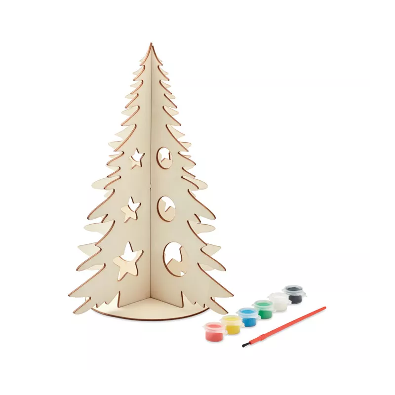 Árbol de Navidad de madera DIY