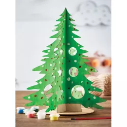 Árbol de Navidad de madera DIY