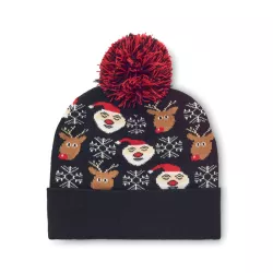 Gorro de punto navideño