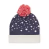 Gorro de punto navideño