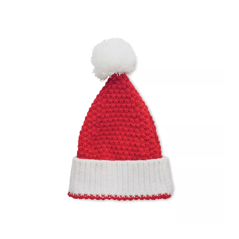 Gorro de punto navideño