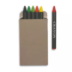 Estuche 6 lápices de cera