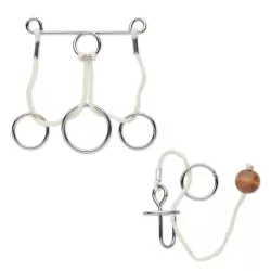 Juego rompecabezas metálicos