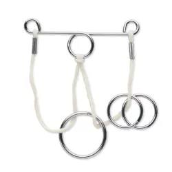 Juego rompecabezas metálicos