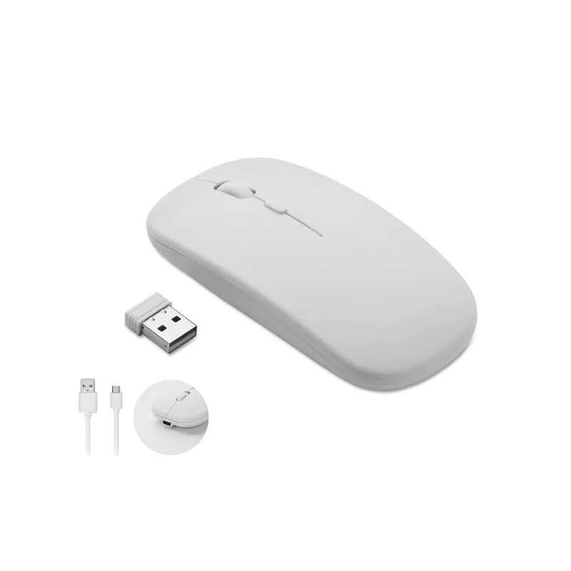 Ratón óptico recargable ABS