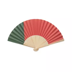 Abanico bambú diseño bandera