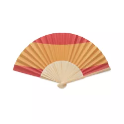 Abanico bambú diseño bandera