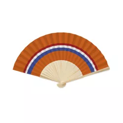 Abanico bambú diseño bandera