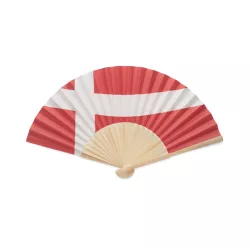 Abanico bambú diseño bandera