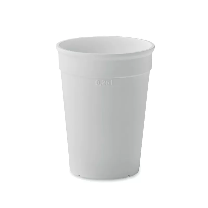 Vaso de PP reciclado 250 ml