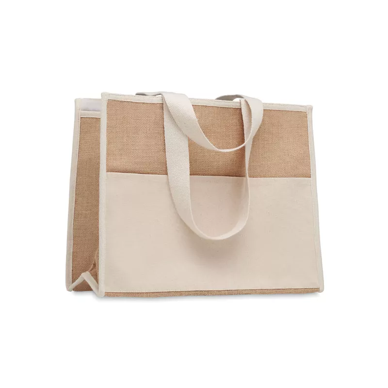 Bolsa nevera canvas y yute