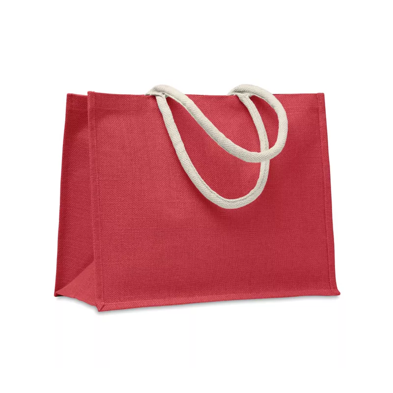 Bolsa de yute y asas algodón