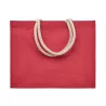 Bolsa de yute y asas algodón