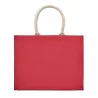 Bolsa de yute y asas algodón