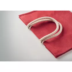 Bolsa de yute y asas algodón