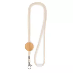 Lanyard algodón con mosquetón