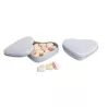 Caja corazón con caramelos