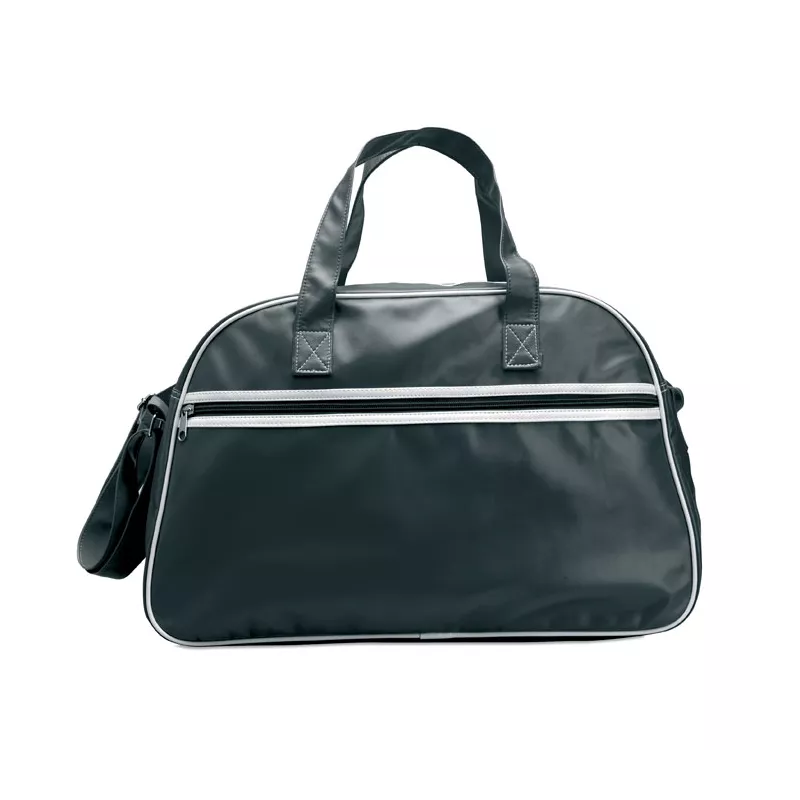 Bolsa deporte estilo bowling de PVC con asas y banderola.