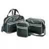 Bolsa deporte estilo bowling de PVC con asas y banderola.