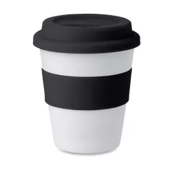 Vaso PP con tapa de silicona 350ml