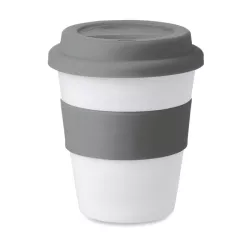 Vaso PP con tapa de silicona 350ml