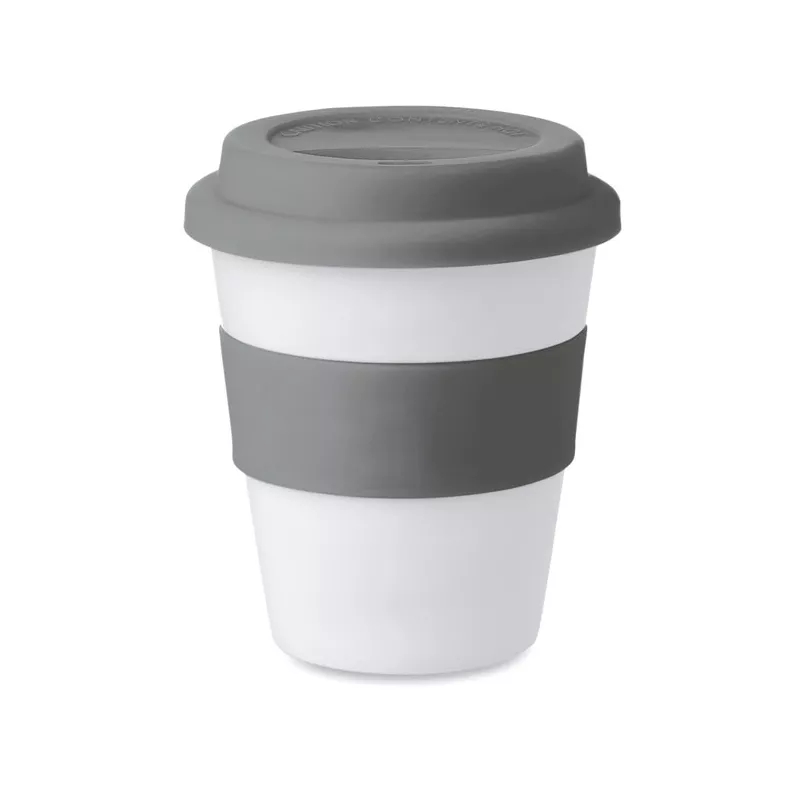 Vaso PP con tapa de silicona 350ml