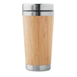 Vaso bambú doble capa 400 ml