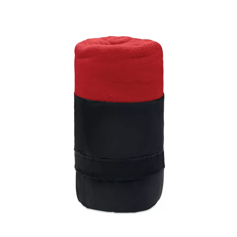 Manta polar en RPET (180 gr/m2) con funda