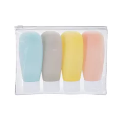 Neceser Viaje PVC - 4 botes de 60 ml. cada uno.