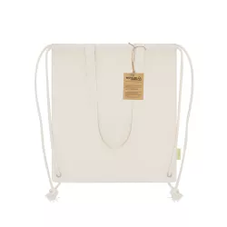 Bolsa Mochila Nevera Algodón Reciclado 140 g/ m2/ Aluminio