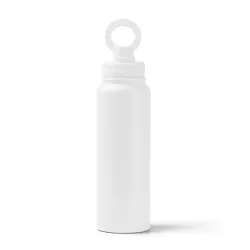 Bidón térmico acero inox. y soporte para móvil