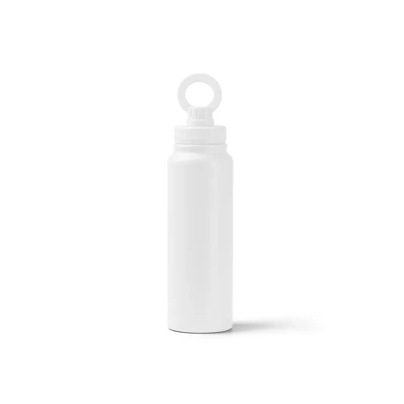 Bidón térmico acero inox. y soporte para móvil