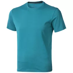 Camiseta M/Corta Hombre Azul Aqua