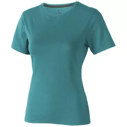 Camiseta M/Corta mujer Azul Aqua