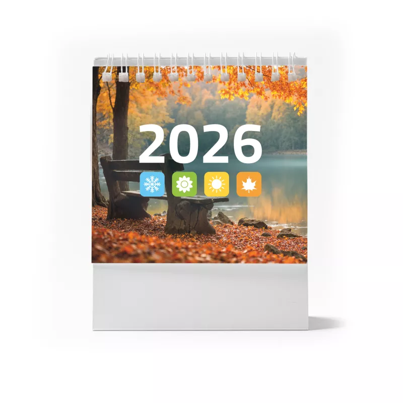 Calendario Sobremesa vertical con anillas