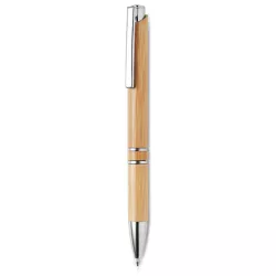 Bolígrafo pulsador bambú       