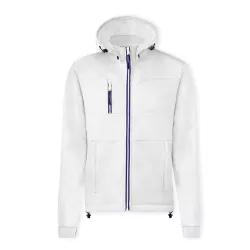 Chaqueta Exterior: Soft Shell. 100% Poliéster. Interior: 100% Poliéster Micropolar. 300 g/ m2