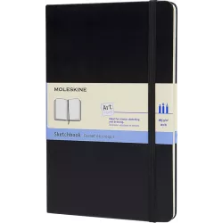 Cuaderno de dibujo grande "Moleskine" - Negro intenso