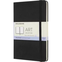 Cuaderno de dibujo mediano "Moleskine" - Negro intenso