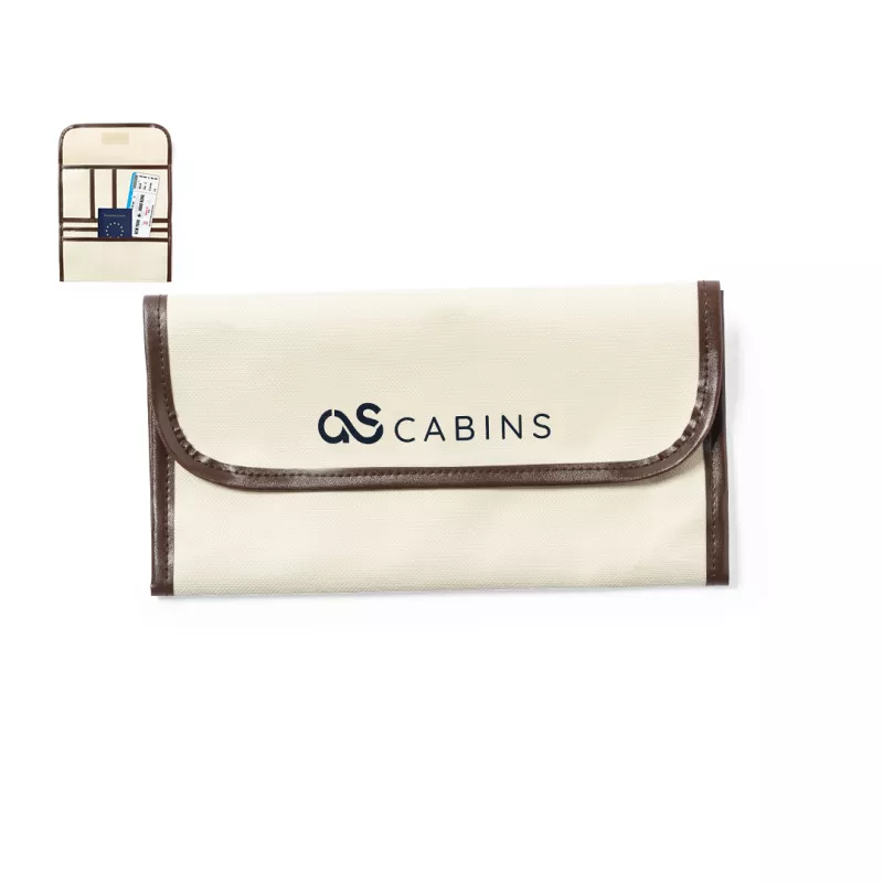 Portadocumentos Viaje Poliéster 600D/ PU