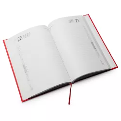 Agenda A5 cubierta acolchada, día/página.