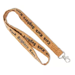 Cork lanyard