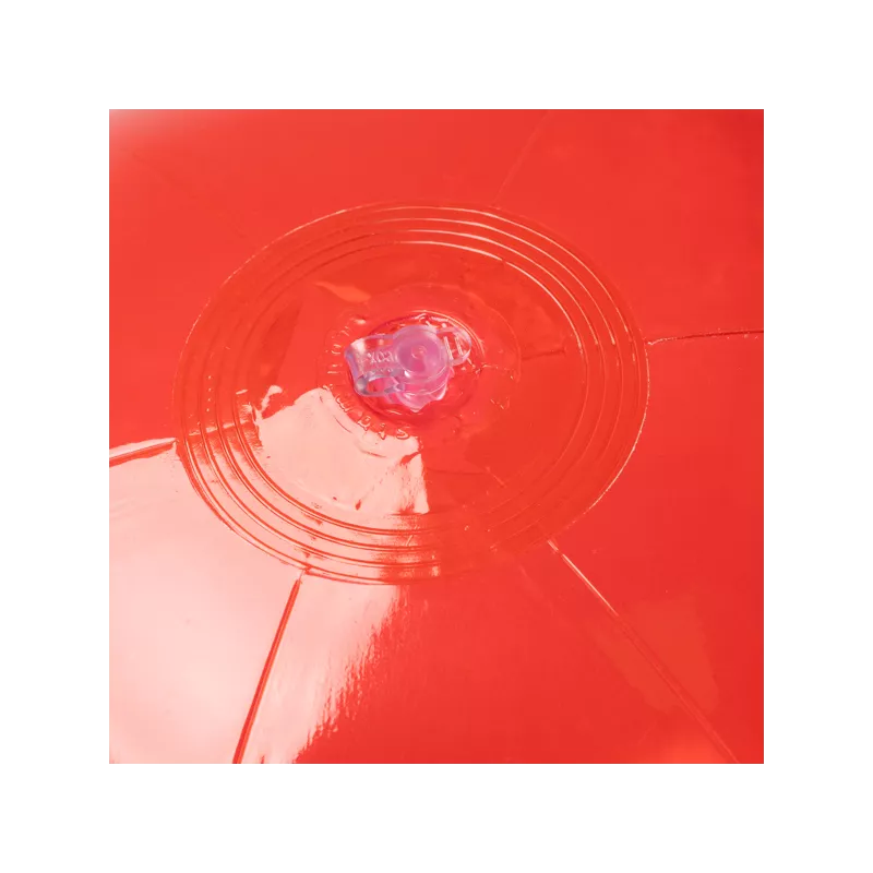 Balón inflable de PVC translúcido.