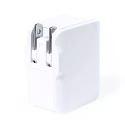 Adaptador Enchufes con indicador LED, salida USB y tipo C