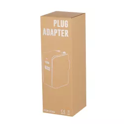 Adaptador Enchufes con indicador LED, salida USB y tipo C