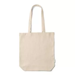 Bolsa de cáñamo con fuelle y asas largas reforzadas