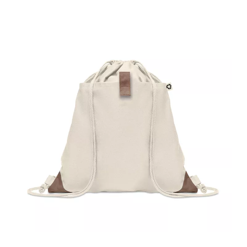 Bolsa cuerdas algodón reciclado 220 gr/m²