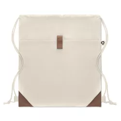 Bolsa cuerdas algodón reciclado 220 gr/m²