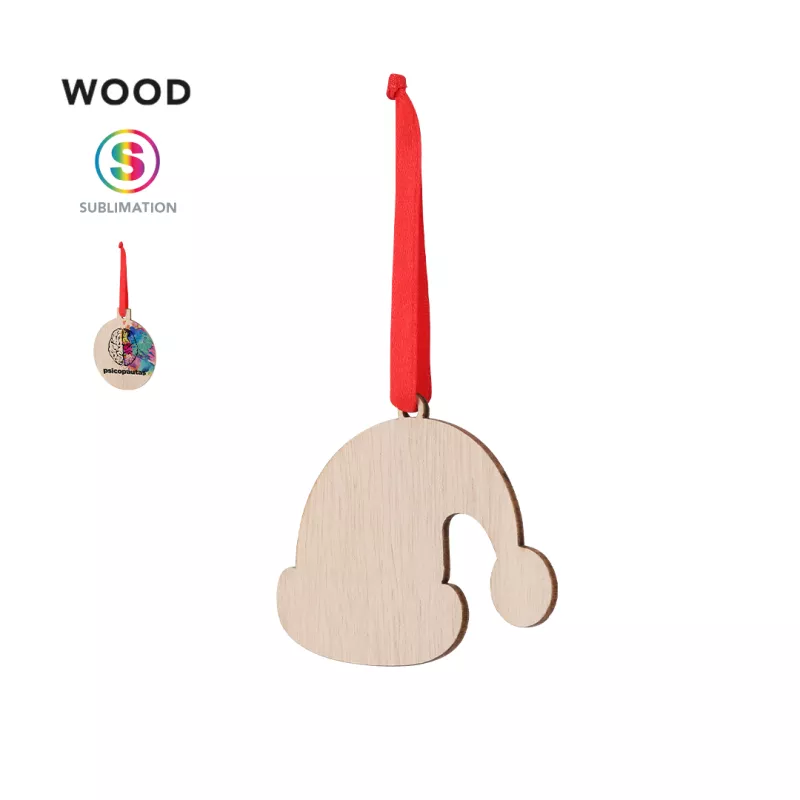 Adorno Sublimación Madera