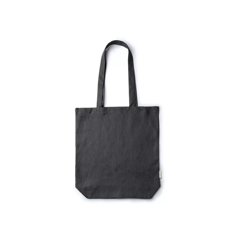 Bolsa de cáñamo con fuelle y asas largas reforzadas